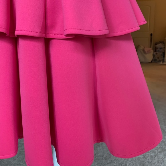 Pink Ruffle Dress - Picture 3 of 4